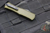 Microtech Hera II OTF Knife- MINI- Recurve Edge- OD Green Handle- Black Blade 1705M-1 OD