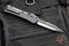 Microtech Glycon OTF Knife- Bayonet Edge- Shadow Edition- Black Handle With Black DLC Titanium Accents and Hardware- Black DLC Finished Blade 184-1 DLCTSH