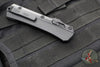 Microtech Glykon OTF Knife- Tanto Edge- Tactical- Black Handle With Black Finished Titanium Accents and Hardware- Black Finished Blade 185-1 T