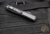 Microtech Makora- Double Edge- Tactical- Black Handle With Carbon Fiber Inlay- Black Plain Edge 206-1 TCFIS