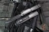 Microtech Makora- Double Edge- Tactical- Black Handle With Carbon Fiber Inlay- Black Plain Edge 206-1 TCFIS