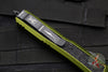 Microtech Makora- Double Edge- OD Green Handle- Black Part Serrated Edge 206-2 ODS