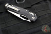 Microtech Knives- M.S.I. Ram-Lok Folder- Fluted Black Aluminum Handle- Stonewash Plain Edge Blade 210-10 FL