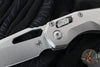 Marfione Select- M.S.I. Ram-Lok Folder- Smooth Stonewash Finished Titanium Handle- Stonewash Plain Edge Blade 210-10 MS1