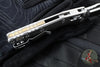 Marfione Select- M.S.I. Ram-Lok Folder- Smooth Stonewash Finished Titanium Handle- Stonewash Plain Edge Blade 210-10 MS1