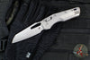 Marfione Select- M.S.I. Ram-Lok Folder- Smooth Stonewash Finished Titanium Handle- Stonewash Plain Edge Blade- Purple Backspacer 210-10 MS3