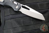 Microtech Knives- M.S.I. Ram-Lok Folder- Fluted Black G-10 Handle- Apocalyptic Plain Edge Blade 210-10 APFLGTBK