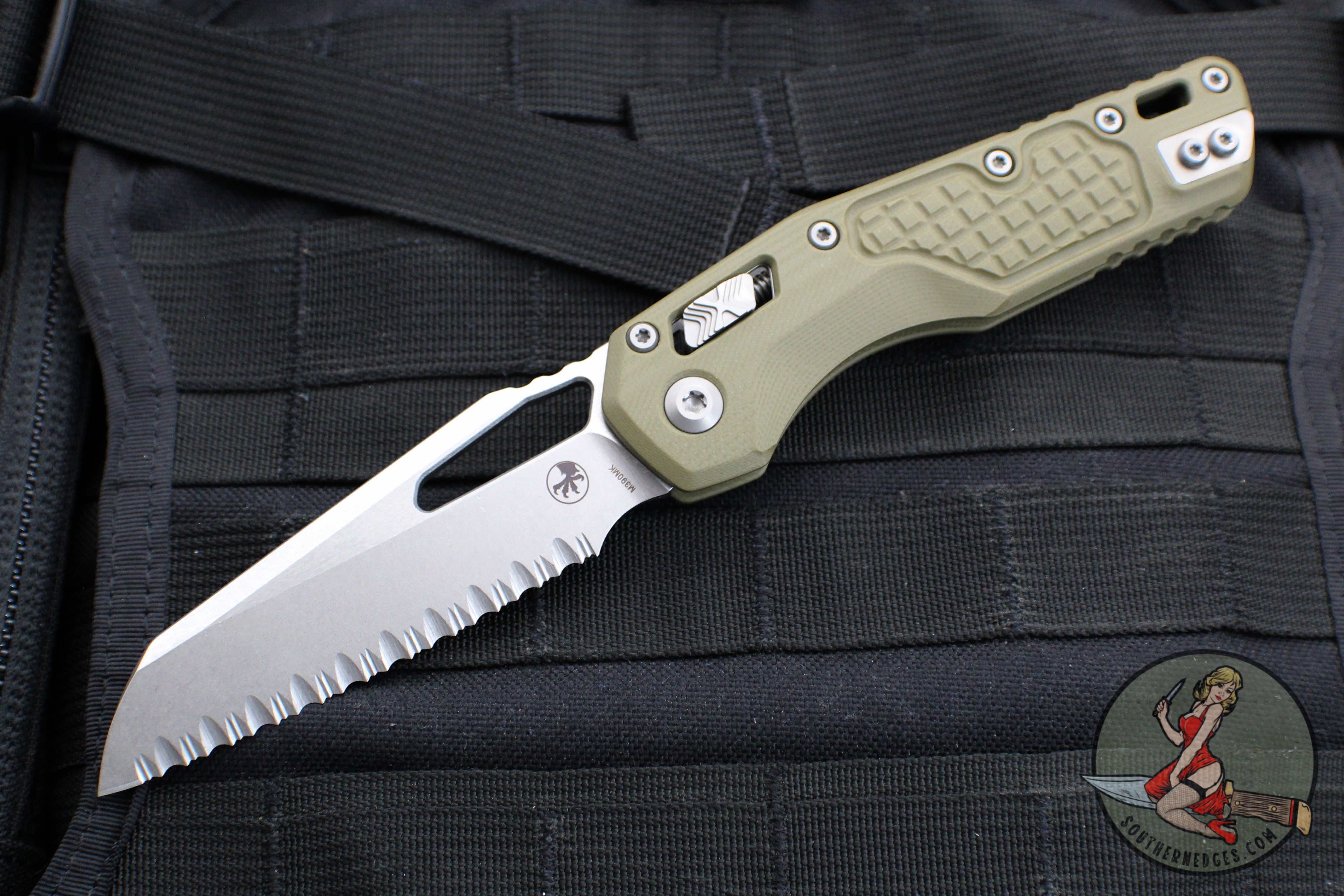 Microtech MSI RAM-LOK Frag Tan G-10 Handle Stonewash