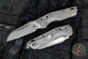 Microtech Knives- M.S.I. Ram-Lok Folder- MINI- Marfione Select- Frag Pattern Apocalyptic Finished Titanium Handle- Apocalyptic Plain Edge Blade 210M-10 APFRMS1