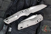 Microtech Knives- M.S.I. Ram-Lok Folder- MINI- Marfione Select- Frag Pattern Apocalyptic Finished Titanium Handle- Apocalyptic Plain Edge Blade 210M-10 APFRMS1