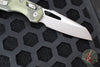 Microtech Knives- M.S.I. Ram-Lok Folder- Olive Camo Finished Tri-Grip Injection Molded Handle- Apocalyptic Plain Edge Blade 210T-10 APPMOC