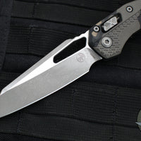 Microtech Knives- M.S.I. Ram-Lok Folder- Tactical Camo Finished Tri-Grip Injection Molded Handle- Apocalyptic Plain Edge Blade 210T-10 APPMTC