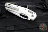 Microtech Knives- M.S.I. Ram-Lok Folder- White Tri-Grip Injection Molded Handle- Apocalyptic Part Serrated Edge Blade 210T-11 APPMWH