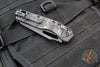 Microtech Knives- M.S.I. Ram-Lok Folder- Tiger Stripe Camo Finished Tri-Grip Injection Molded Handle- Black Apocalyptic Plain Edge Blade- Bronzed Apocalyptic HW 210T-1 APPMTSC-V4W2