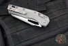 Microtech Knives- M.S.I. Ram-Lok Folder- Bull Shark Gray Tri-Grip Injection Molded Handle- Cerakoted Bull Shark Gray Plain Edge Blade- Bead Blast Hardware 210T-1 PMCBG