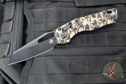 Microtech Knives- M.S.I. Ram-Lok Folder- Claw Burst Camo Finished Tri-Grip Injection Molded Handle- Black Plain Edge Blade- Black HW 210T-1 PMCWC-Z4