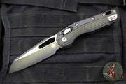 Microtech Knives- M.S.I. Ram-Lok Folder- Bazooka Green/Black Finished Tri-Grip Injection Molded Handle- Cerakoted Bazooka Green Plain Edge Blade 210T-1 PMFBO