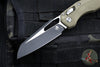 Microtech Knives- M.S.I. Ram-Lok Folder- OD Green Tri-Grip Injection Molded Handle- Black Plain Edge Blade- Bead Blast Hardware 210T-1 PMOD