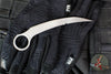Microtech Feather Karambit Fixed Blade- Stonewash Apocalyptic Finish 215-10 APS