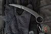 Microtech Feather Karambit Fixed Blade- Distressed Black Finish 215-1 DBKS