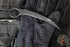 Microtech Feather Karambit Fixed Blade- Distressed Black Finish 215-1 DBKS