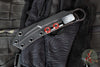 Microtech Feather Karambit Fixed Blade- Distressed Black Finish 215-1 DBKS