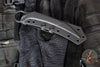 Microtech Feather Karambit Fixed Blade- Distressed Black Finish 215-1 DBKS