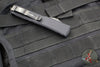 Microtech Ultratech OTF Knife- Spartan Edge- Carbon Fiber Top Handle- Black DLC Blade 223-1 DLCTCFS SN010