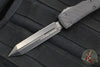 Microtech Ultratech OTF Knife- Spartan Edge- Carbon Fiber Top Handle- Black DLC Blade 223-1 DLCTCFS SN052