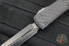 Microtech Ultratech OTF Knife- Spartan Edge- Carbon Fiber Top Handle- Black DLC Blade 223-1 DLCTCFS SN052