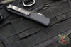 Microtech Ultratech OTF Knife- Spartan Edge- Carbon Fiber Top Handle- Black DLC Blade 223-1 DLCTCFS SN060