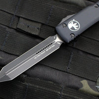 Microtech Ultratech OTF Knife- Spartan Edge- Tactical- Black Handle- Black Blade 223-1 T 2018