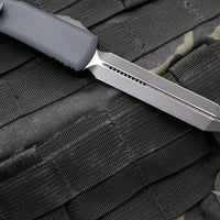 Microtech Ultratech OTF Knife- Spartan Edge- Tactical- Black Handle- Black Blade 223-1 T 2018