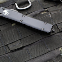 Microtech Ultratech OTF Knife- Spartan Edge- Tactical- Black Handle- Black Blade 223-1 T 2018