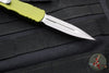 Microtech Dirac- Double Edge- OD Green Handle- Apocalyptic Blade HW 225-10 APOD