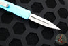 Microtech Dirac OTF Knife- Double Edge- Turquoise Handle- Stonewash Blade HW 225-10 TQ