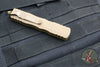 Microtech Dirac OTF Knife- Double Edge- Cerakoted Tan Finished Handle- Tan Blade- Tan HW 225-1 CTA