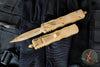 Microtech Dirac OTF Knife- Double Edge- Sand Dune Camo Finished Handle- Sand Dune Camo Finished Blade 225-1 DUCS