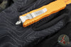 Microtech Dirac OTF Knife- Double Edge- Cerakote Tequila Sunrise Finished Handle- Tequila Sunrise Finished Blade 225-1 TE-C17Z15