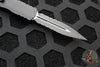 Microtech Dirac OTF Knife- Double Edge- Tactical- Black Part Serrated Blade 225-2 T