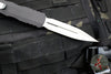 Microtech Dirac Delta OTF Knife- Black Handle- Satin Finished Blade 227-4