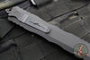 Microtech Dirac Delta OTF Knife- Double Edge- Shadow Edition- Black Handle- DLC Black Blade 227-1 DLCTSH