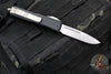 Microtech UTX-85 OTF Auto Knife- Single Edge- Black Handle- Stonewash Blade 231-10