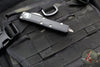 Microtech UTX-85 OTF Auto Knife- Single Edge- Black Handle- Stonewash Blade 231-10