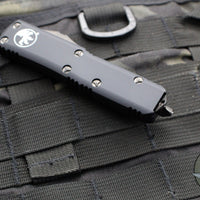 Microtech UTX-85 OTF Knife-Tactical- Single Edge- Black Handle- Black FULL DLC Blade 231-1 DLCT 2019