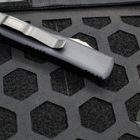 Microtech UTX-85 Black Tactical Single Edge OTF Knife Black FULL DLC Blade 231-1 DLCT