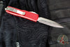 Microtech UTX-85 Red Double Edge OTF Knife Stonewash Blade 232-10 RD