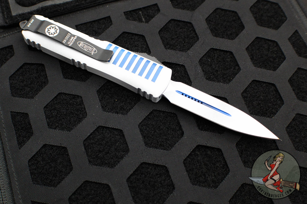 Microtech UTX-85 OTF Knife- Clone Trooper- Double Edge- Plain Edge 232 ...
