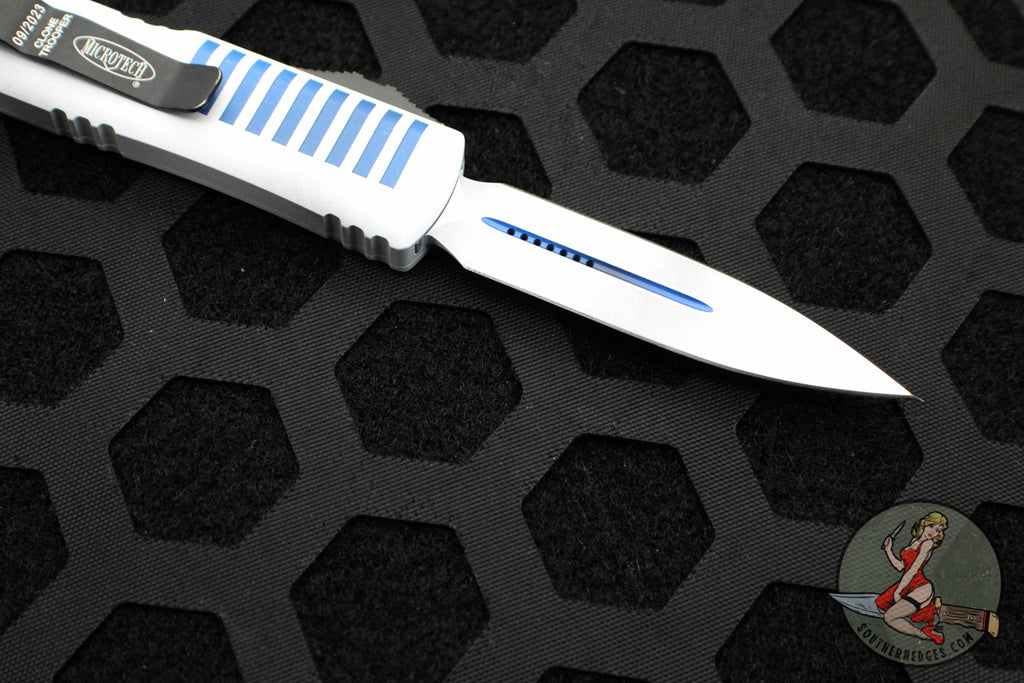 Microtech UTX-85 OTF Knife- Clone Trooper- Double Edge- Plain Edge 232 ...
