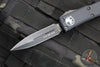 Microtech UTX-85 OTF Knife- Double Edge- Tactical- Black Handle- Black DLC Blade 232-1 DLCT 2020